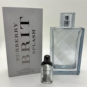 Burberry Brit Splash box & empty bottle
